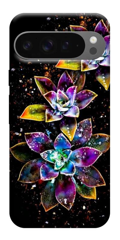 Чехол itsPrint Flowers on black для Google Pixel 10 Pro XL, цветы, купить оптом с доставкой