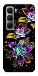 Чехол itsPrint Flowers on black для Infinix Hot 60i