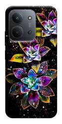 Чехол itsPrint Flowers on black для Xiaomi Redmi 15C (EU)
