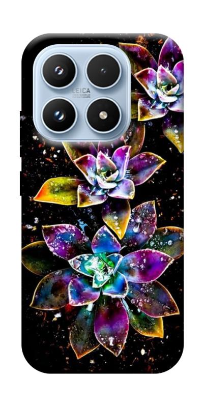 Чехол itsPrint Flowers on black для Xiaomi 17 Pro, цветы, купить оптом с доставкой