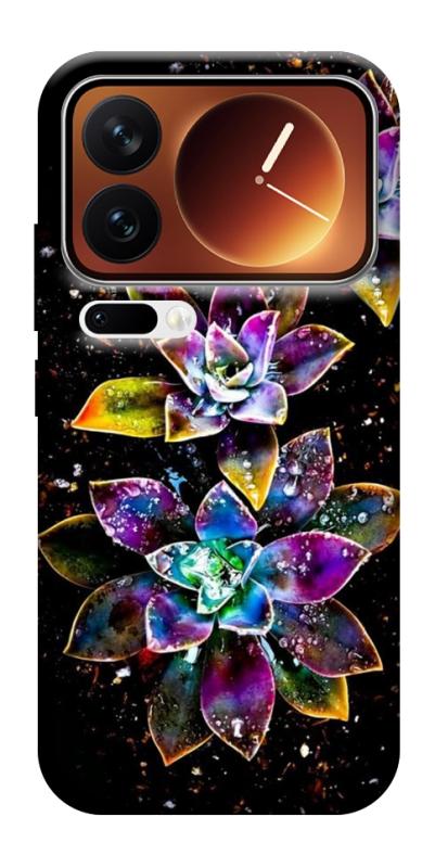 Чехол itsPrint Flowers on black для Xiaomi 17 Pro Max, цветы, купить оптом с доставкой