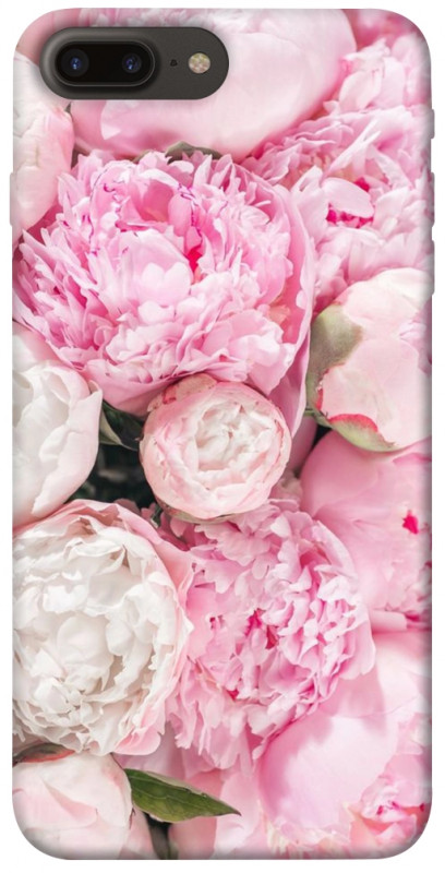 Чехол itsPrint Pink peonies для Apple iPhone 7 plus / 8 plus (5.5"), цветы, купить оптом с доставкой