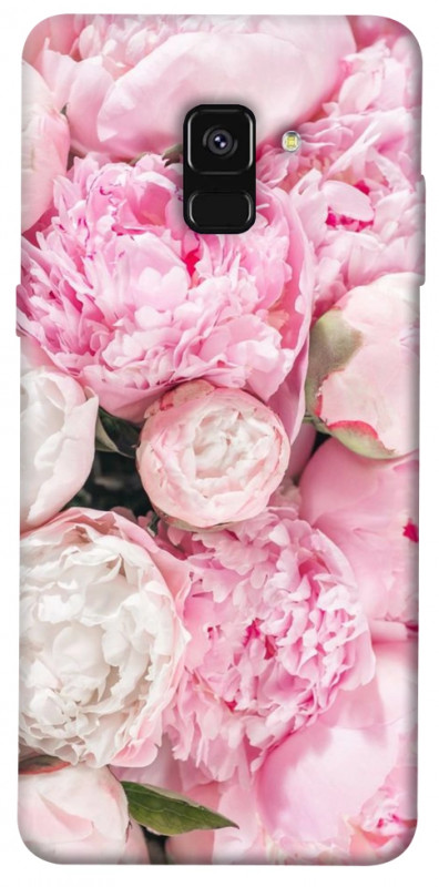 Чехол itsPrint Pink peonies для Samsung A530 Galaxy A8 (2018), цветы, купить оптом с доставкой