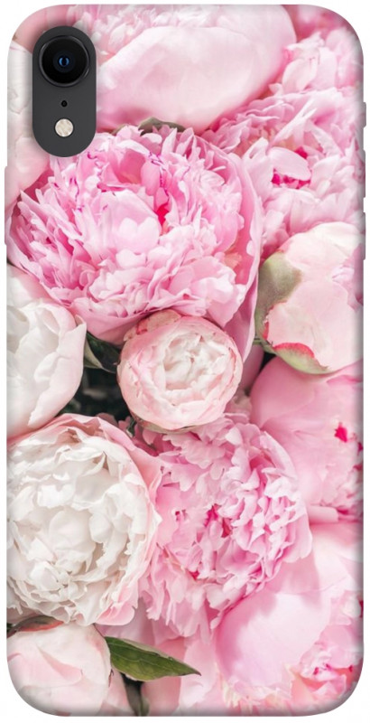 Чехол itsPrint Pink peonies для Apple iPhone XR (6.1"), цветы, купить оптом с доставкой