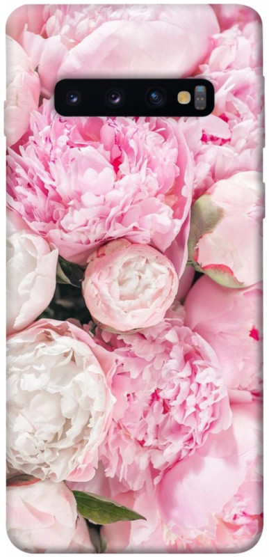 Чехол itsPrint Pink peonies для Samsung Galaxy S10, цветы, купить оптом с доставкой
