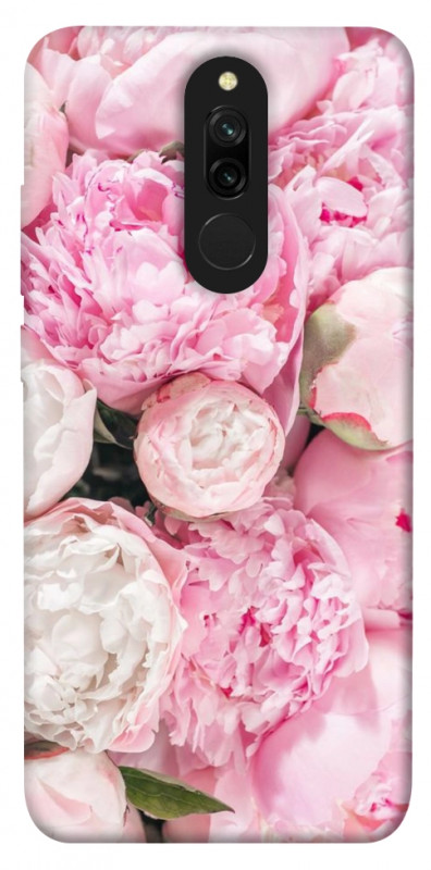 Чохол itsPrint Pink peonies для Xiaomi Redmi 8, квіти, купити оптом з доставкою