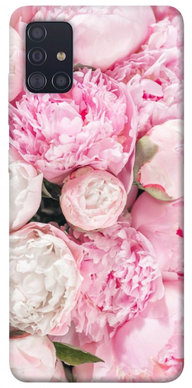 Чехол itsPrint Pink peonies для Samsung Galaxy A51, цветы, купить оптом с доставкой