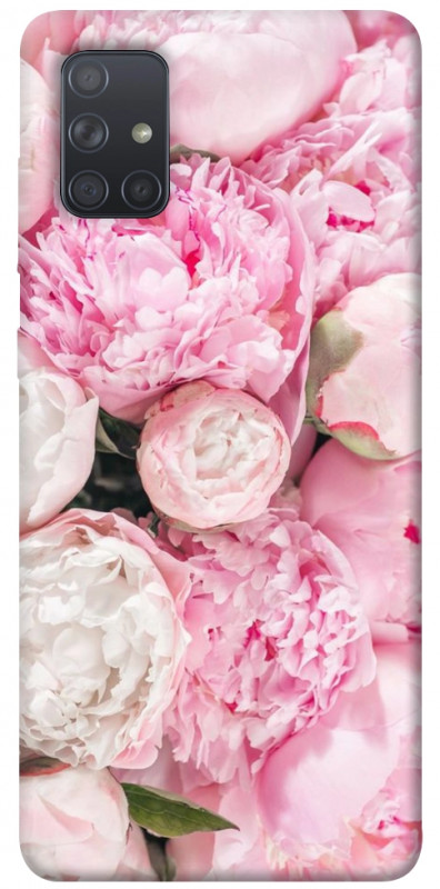 Чехол itsPrint Pink peonies для Samsung Galaxy A71, цветы, купить оптом с доставкой
