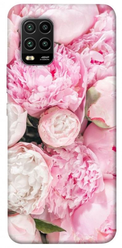 Чехол itsPrint Pink peonies для Xiaomi Mi 10 Lite, цветы, купить оптом с доставкой