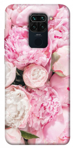 Чохол itsPrint Pink peonies для Xiaomi Redmi Note 9 / Redmi 10X