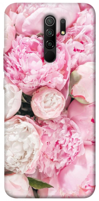 Чехол itsPrint Pink peonies для Xiaomi Redmi 9, цветы, купить оптом с доставкой