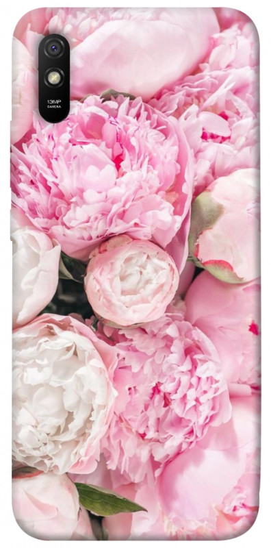 Чехол itsPrint Pink peonies для Xiaomi Redmi 9A, цветы, купить оптом с доставкой