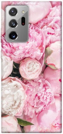 Чохол itsPrint Pink peonies для Samsung Galaxy Note 20 Ultra