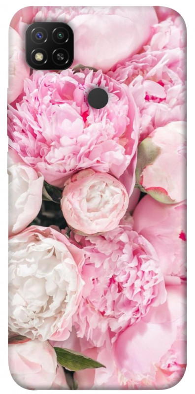 Чехол itsPrint Pink peonies для Xiaomi Redmi 9C, цветы, купить оптом с доставкой