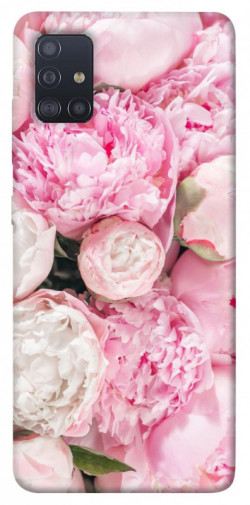 Чохол itsPrint Pink peonies для Samsung Galaxy M51