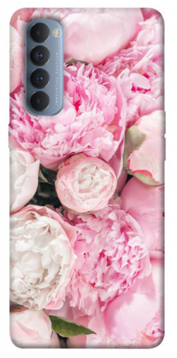 Чохол itsPrint Pink peonies для Oppo Reno 4 Pro