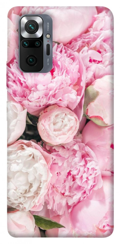 Чехол itsPrint Pink peonies для Xiaomi Redmi Note 10 Pro, цветы, купить оптом с доставкой