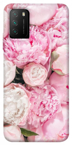 Чохол itsPrint Pink peonies для Xiaomi Poco M3