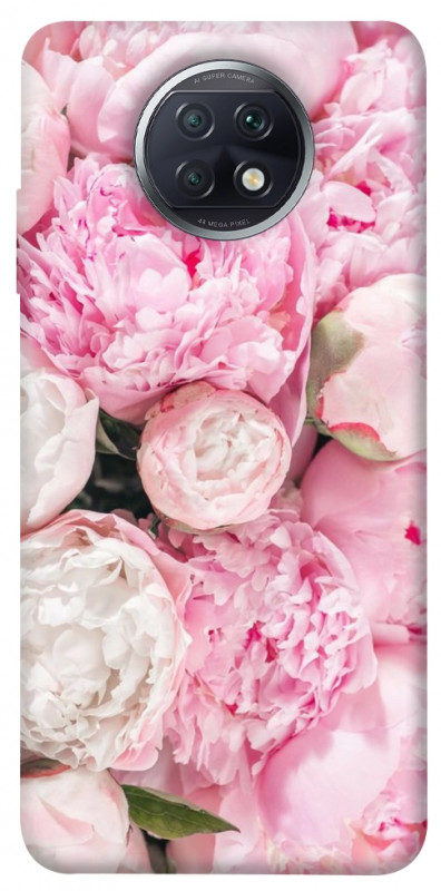 Чехол itsPrint Pink peonies для Xiaomi Redmi Note 9 5G / Note 9T, цветы, купить оптом с доставкой