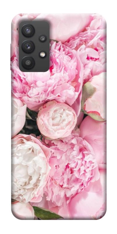 Чехол itsPrint Pink peonies для Samsung Galaxy A32 (A326B) 5G, цветы, купить оптом с доставкой