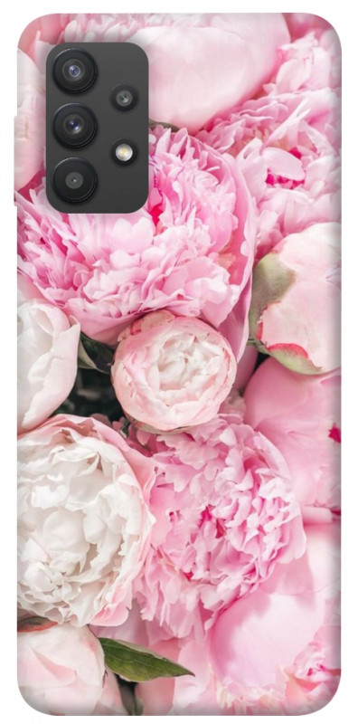 Чехол itsPrint Pink peonies для Samsung Galaxy A32 (A325F) 4G, цветы, купить оптом с доставкой