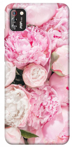 Чохол itsPrint Pink peonies для TECNO POP 4 Pro