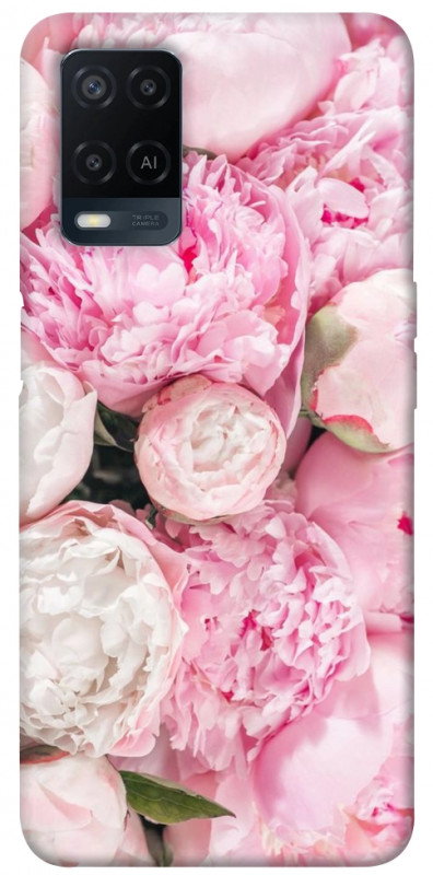 Чехол itsPrint Pink peonies для Oppo A16s / A16, цветы, купить оптом с доставкой