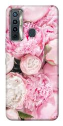 Чехол itsPrint Pink peonies для TECNO Camon 17 Pro