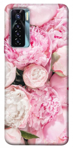 Чехол itsPrint Pink peonies для TECNO Camon 17 Pro