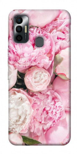 Чехол itsPrint Pink peonies для TECNO Spark 7