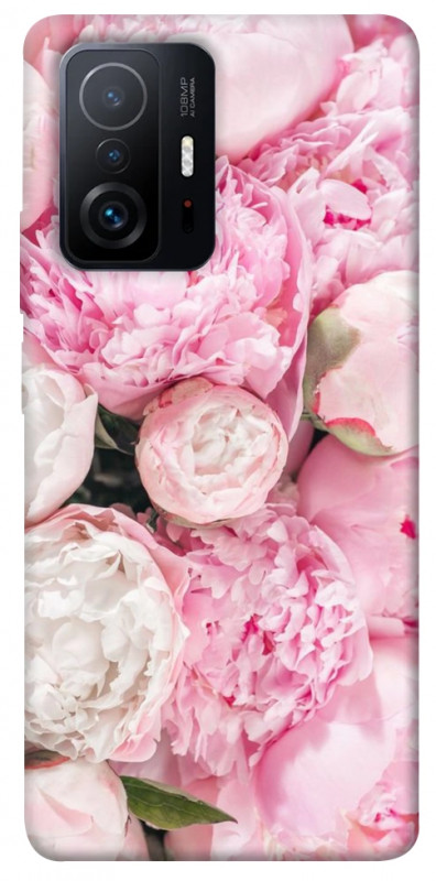 Чехол itsPrint Pink peonies для Xiaomi 11T / 11T Pro, цветы, купить оптом с доставкой