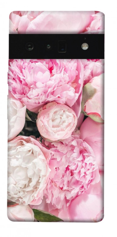 Чехол itsPrint Pink peonies для Google Pixel 6 Pro, цветы, купить оптом с доставкой