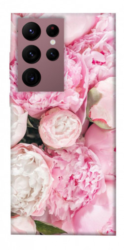 Чохол itsPrint Pink peonies для Samsung Galaxy S22 Ultra