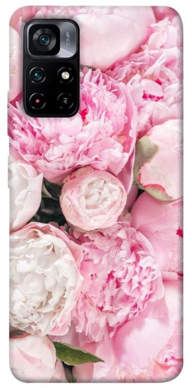Чехол itsPrint Pink peonies для Xiaomi Poco M4 Pro 5G, цветы, купить оптом с доставкой