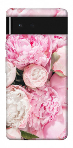 Чохол itsPrint Pink peonies для Google Pixel 6