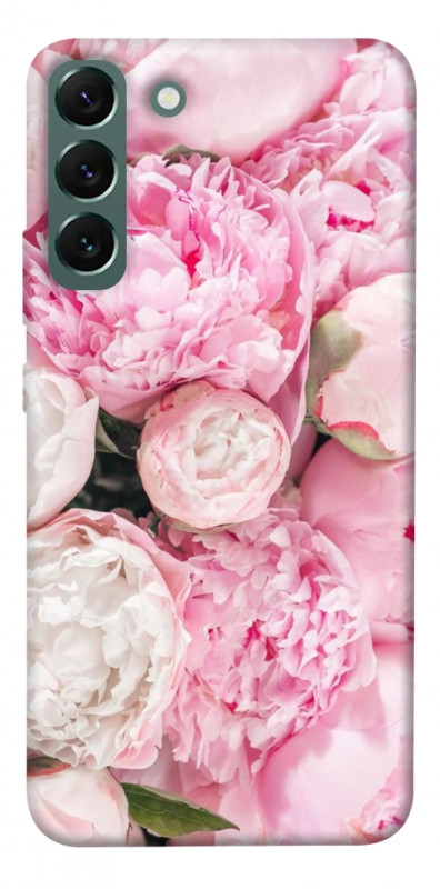 Чехол itsPrint Pink peonies для Samsung Galaxy S22+, цветы, купить оптом с доставкой