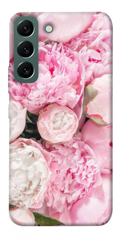 Чехол itsPrint Pink peonies для Samsung Galaxy S22, цветы, купить оптом с доставкой