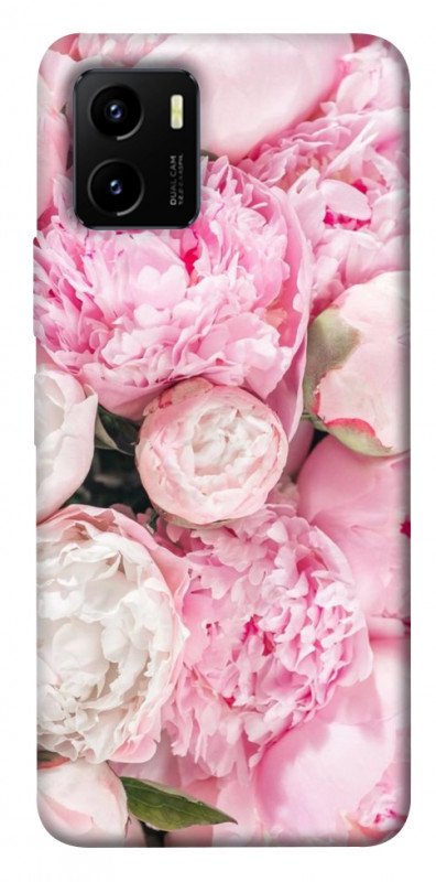 Чехол itsPrint Pink peonies для Vivo Y15s, цветы, купить оптом с доставкой