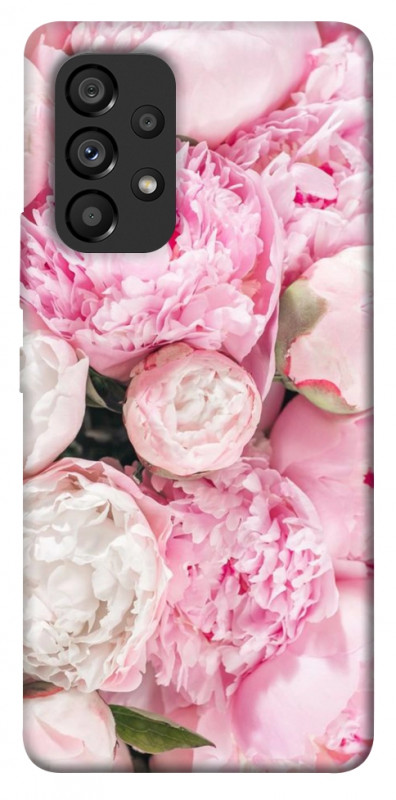 Чехол itsPrint Pink peonies для Samsung Galaxy A53 5G, цветы, купить оптом с доставкой