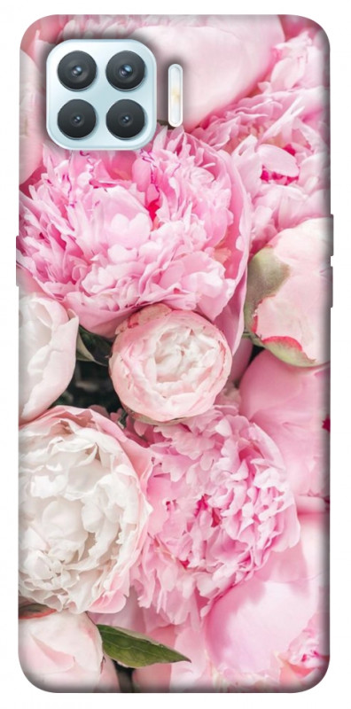 Чехол itsPrint Pink peonies для Oppo F17 Pro, цветы, купить оптом с доставкой