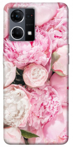 Чохол itsPrint Pink peonies для Oppo Reno 7 4G