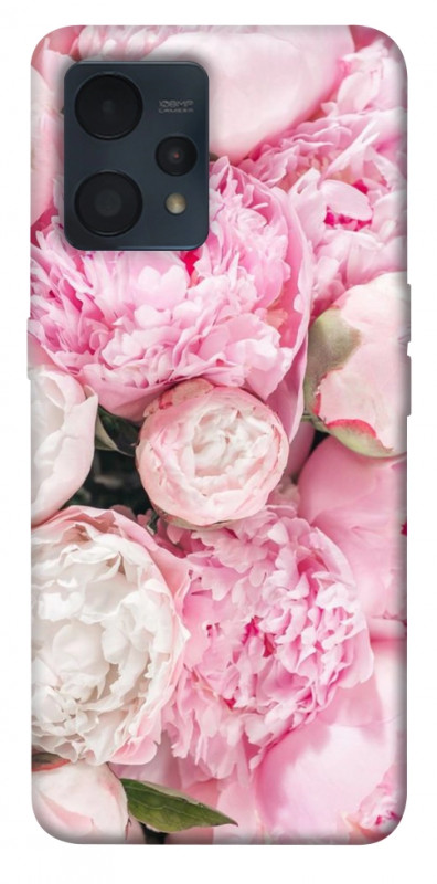 Чехол itsPrint Pink peonies для Realme 9 4G / 9 Pro+, цветы, купить оптом с доставкой