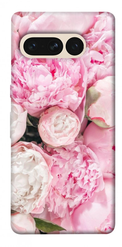 Чехол itsPrint Pink peonies для Google Pixel 7 Pro, цветы, купить оптом с доставкой