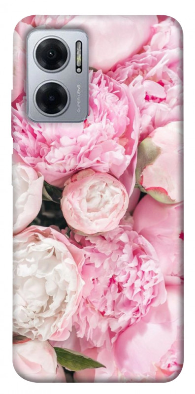 Чехол itsPrint Pink peonies для Xiaomi Redmi Note 11E, цветы, купить оптом с доставкой