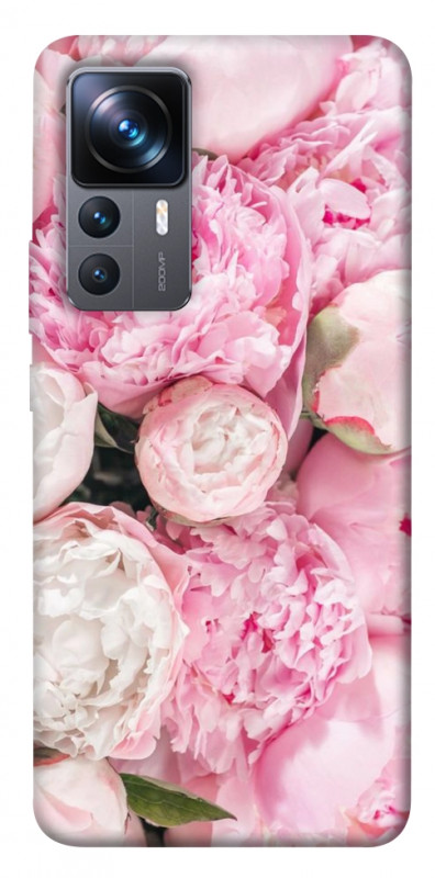 Чехол itsPrint Pink peonies для Xiaomi 12T / 12T Pro, цветы, купить оптом с доставкой