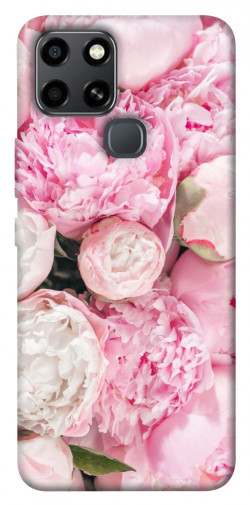 Чохол itsPrint Pink peonies для Infinix Smart 6