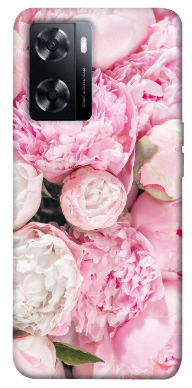 Чехол itsPrint Pink peonies для Oppo A57s, цветы, купить оптом с доставкой