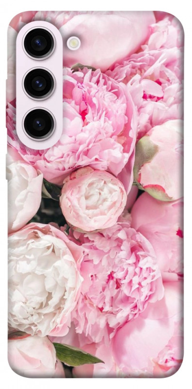 Чехол itsPrint Pink peonies для Samsung Galaxy S23+, цветы, купить оптом с доставкой