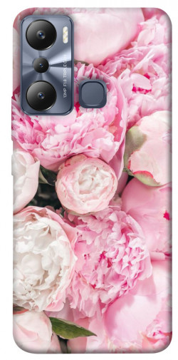 Чохол itsPrint Pink peonies для Infinix Hot 20i