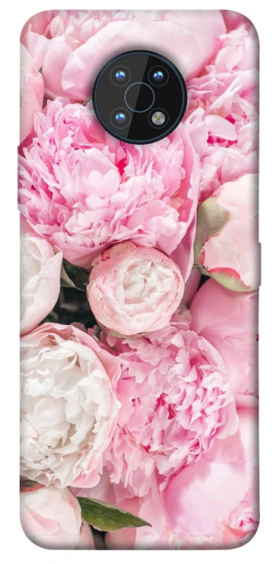 Чехол itsPrint Pink peonies для Nokia G50, цветы, купить оптом с доставкой